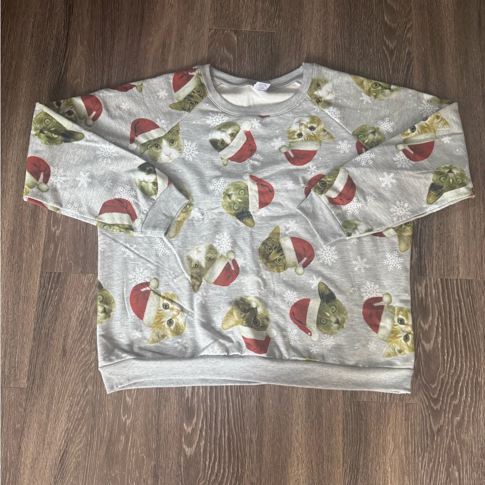 Cat Christmas Sweatshirt